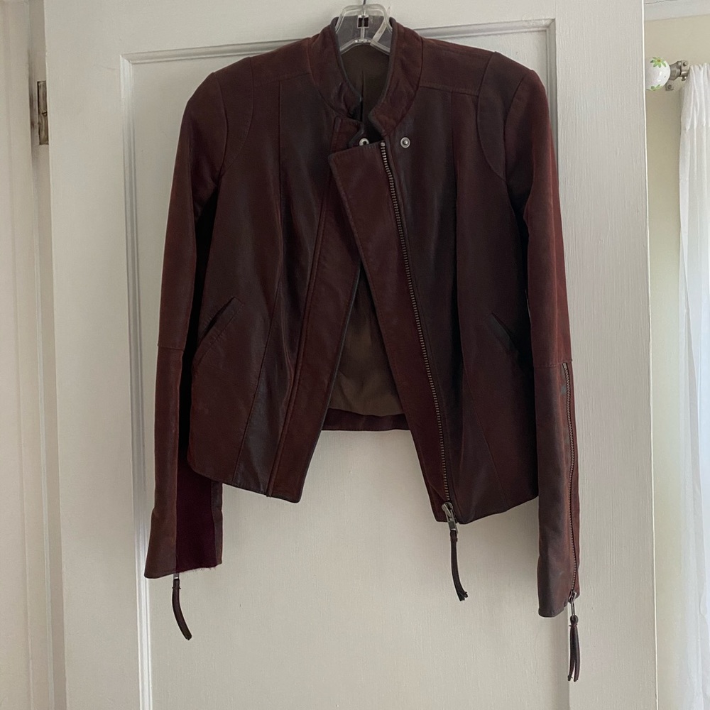 Free People Leather Jacket NWOT